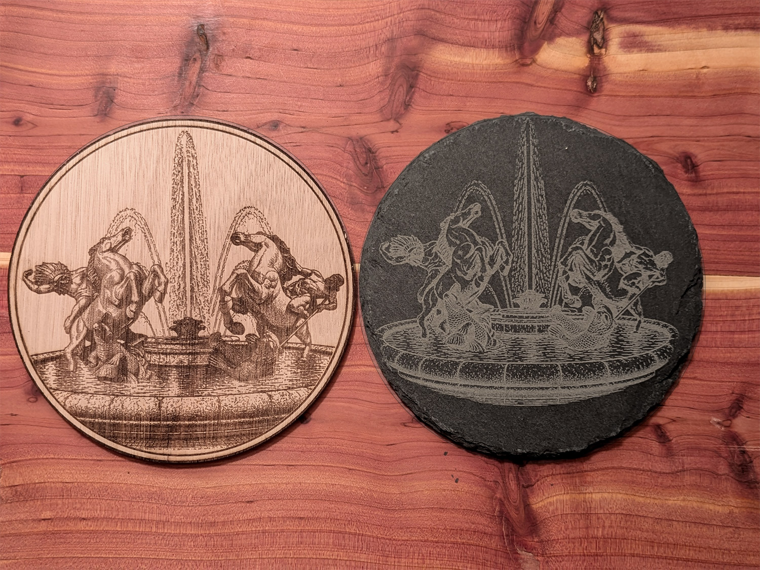 Plaza Fountain Coaster